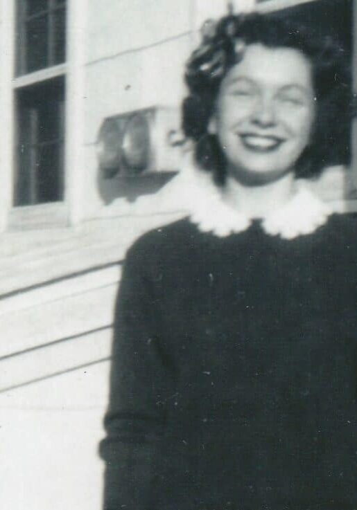 Margaret-Ward-next-to-coal-bin-at-Wickford-Housing-Project-e1558709379837-1024x737